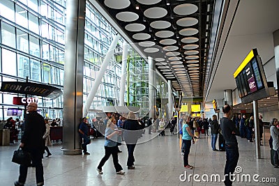 International Arrivals T5 Heathrow airport