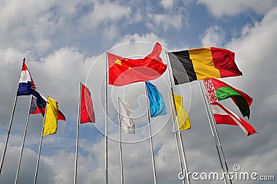 International flags china