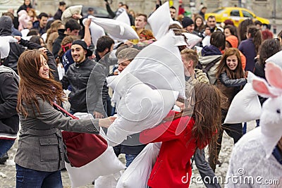 International pillow fight day