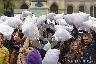 International pillow fight day