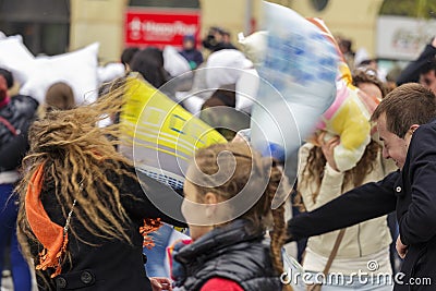 International pillow fight day