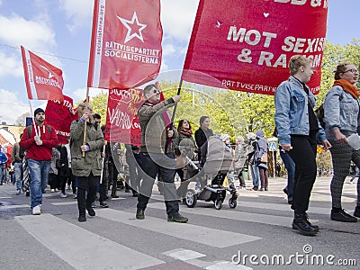 International Workers Day Rally in Stockholm