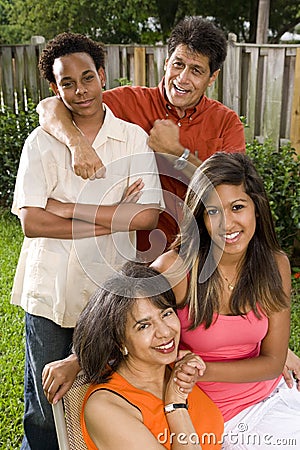 Interracial family