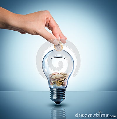 Energy to Invest Stock Image Concept