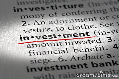 Investment text and definition