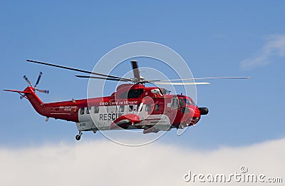 Irish Coast Guard Search and Rescue helicopter