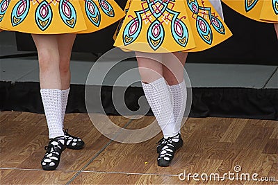 Irish Step Dancing Pose
