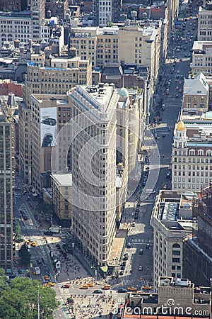 Iron Flat Building in Manhattan, New York USA