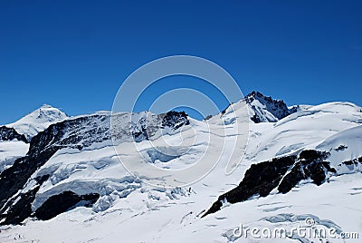 Isolated mountain peaks