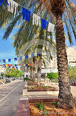 Israel steet on Independence Day