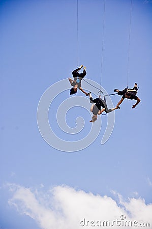 Italian Acrobatic Team in Sibiu Romania