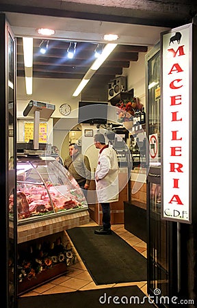 Italian butcher shop