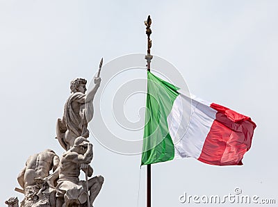 Italian flag scenic