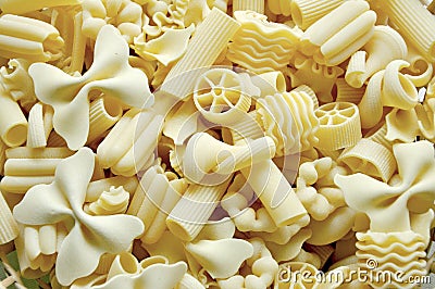 Italian food : white pasta