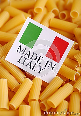 Italian pasta of durum wheat