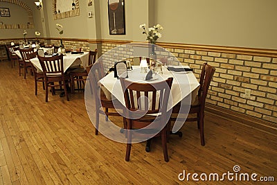 Italian Restaurant Interior - Main Dining Room