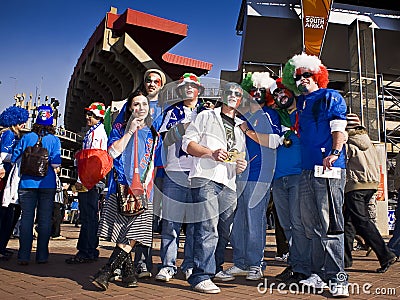 Italian Soccer Supporters - FIFA WC 2010