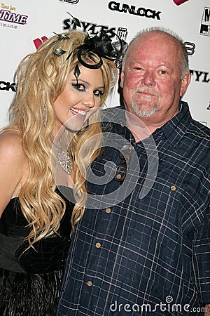 J.Smith and her father at the J.Smith Music Video Debut Premiere Party. Les Deux, Hollywood, CA. 02-25-09