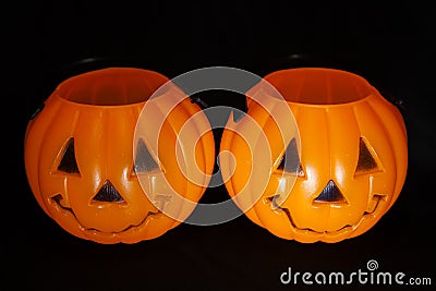 Jack-O-Lantern Buckets