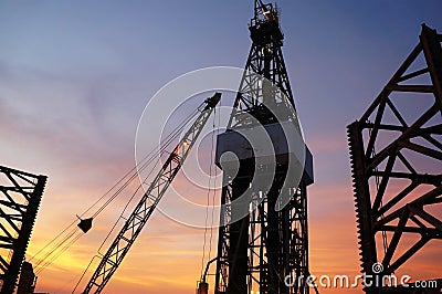 Jack Up Drilling Rig (Oil Drilling Rig) At Twi