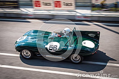 Jaguar D-Type racing car