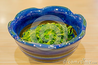 Japan seaweed salad