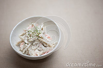 Japanese Cuisine Gobō (Burdock) salad