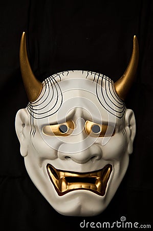 Japanese demon mask