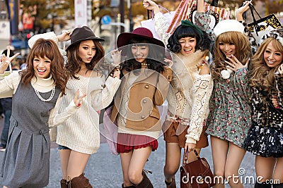 Japanese fashion girls group
