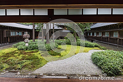 Japanese garden at Tamozawa Imperial Villa in Nikko