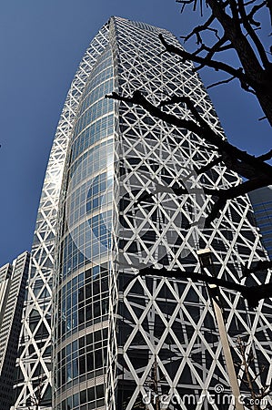 Japanese modern architecture, building in Shinjuku