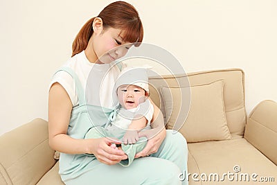 Japanese mom and her baby