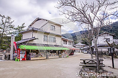 Japanese shopping home at miyajima