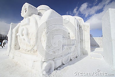 Japanese snow festivals