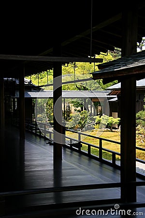 Japanese Zen Garden in Kyoto