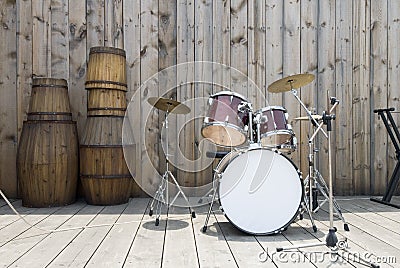 Jazz drum set