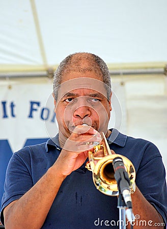 Jazz trumpet player.