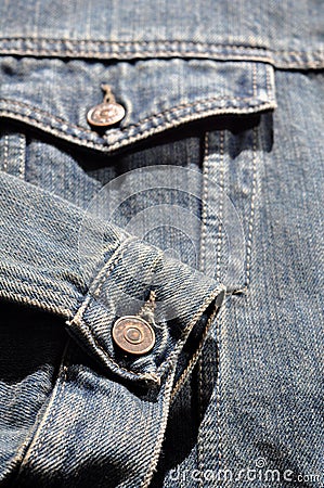 Jeans jacket detail