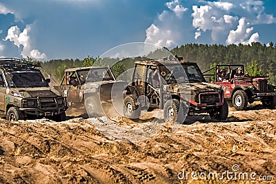 Jeep off-road racing