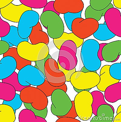 Jelly Bean Repeating Tile