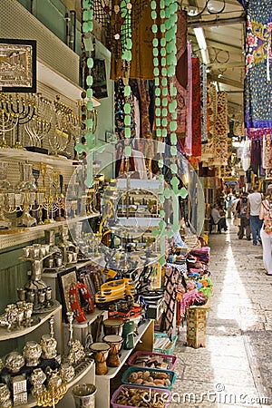 Jerusalem Souvenirs Shop, Israel.