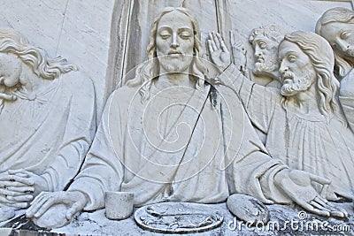 Jesus the Last Supper Royalty Free Stock Photography