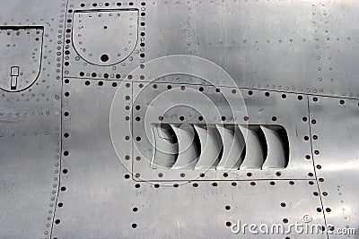 Jet Airplane Skin Detail