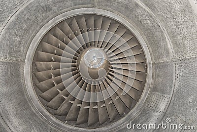 Jet Airplane turbine engine