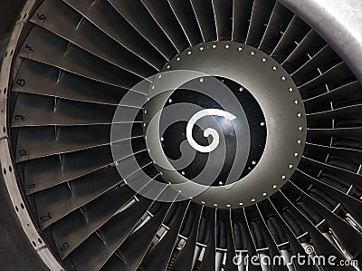 Turbine of jet plane
