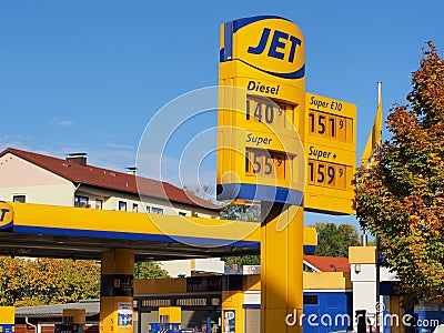 Jet fuel station