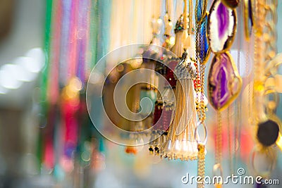 Jewelry for sale at the Grand Bazaar in Istanbul