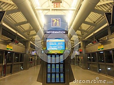 JFK Airport Airtrain Station in New York