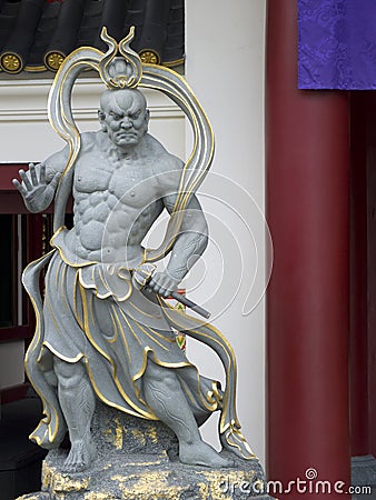 Jingang - A Chinese God that Guarding the Temple.