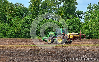 John Deere Tractor with Sprayer